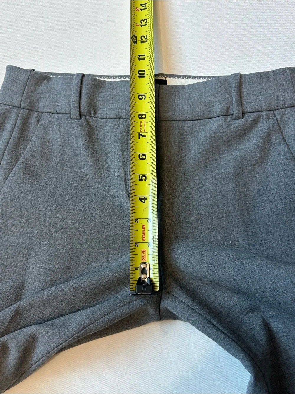 J.Crew Cameron Slim Ankle Crop Pants Size 2 Gray Career Office Trousers